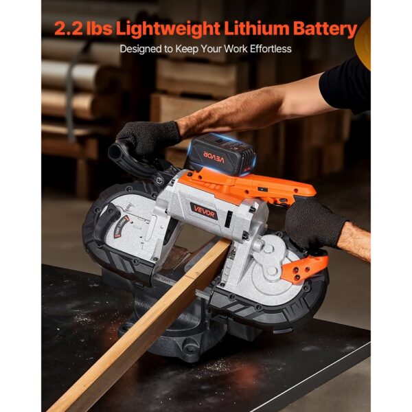 VEVOR 20 V tragbare Akku- und Ladegerät-Kombination, 4,0 Ah Lithium-Ionen-Akkupack, verlängerte Laufzeit, kompatibel mit Serienwerkzeugen, zum Austauschen und schnellen Aufladen – Bild 5