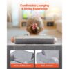 VEVOR Kindersofa Kindersessel aus 28D-Schwamm & kurzem Flor mit Armlehnen, waschbares Kindersofa, Kindercouch umwandelbares Schlafsofa Kleinkindersofa (M) für Spielzimmer Schlafzimmer Wohnzimmer Grau – Bild 4
