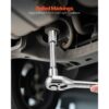 VEVOR Steckschlüsselsatz 149-tlg. 3/8 & 6,4 & 12,7 mm Antriebssteckschlüssel- und Ratschensatz, SAE und metrisch, tief und flach, Werkzeugsatz mit Bit, Zubehör Tragkoffer CR-V-Legierungsstahl – Bild 4