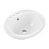 VEVOR Halbeinbauwaschbecken Handwaschbecken 485 x 425 mm ovales Aufsatzwaschbecken mit Überlauf & 3 Wasserhahnlöchern, modernes Einbauwaschbecken für kleine Räume Küchen Badezimmer Weiß VEVOR Halbeinbauwaschbecken Handwaschbecken 485 x 425 mm ovales Aufsatzwaschbecken mit Überlauf & 3 Wasserhahnlöchern, modernes Einbauwaschbecken für kleine Räume Küchen Badezimmer Weiß