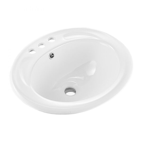 VEVOR Halbeinbauwaschbecken Handwaschbecken 485 x 425 mm ovales Aufsatzwaschbecken mit Überlauf & 3 Wasserhahnlöchern, modernes Einbauwaschbecken für kleine Räume Küchen Badezimmer Weiß VEVOR Halbeinbauwaschbecken Handwaschbecken 485 x 425 mm ovales Aufsatzwaschbecken mit Überlauf & 3 Wasserhahnlöchern, modernes Einbauwaschbecken für kleine Räume Küchen Badezimmer Weiß