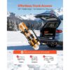 VEVOR Skiboard Snowboard Dachträger für bis zu 6 Paar Ski/4 Snowboards, abschließbarer Skidachträger mit Sicherheitsgurt & Kippzugang, verstellbarer Skihalter passend für die Anhängerkupplung – Bild 4