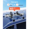 VEVOR Skiboard Snowboard Dachträger für bis zu 4 Paar Ski/2 Snowboards, 2-tlg. abschließbarer Skidachträger mit Gummipolsterung, Skihalter aus Aluminiumlegierung für die meisten Querträger – Bild 2 VEVOR Skiboard Snowboard Dachträger für bis zu 4 Paar Ski/2 Snowboards, 2-tlg. abschließbarer Skidachträger mit Gummipolsterung, Skihalter aus Aluminiumlegierung für die meisten Querträger – Bild 2