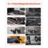 VEVOR Steckschlüsselsatz, 80-tlg., SAE- & Metrisch, Magnetische Steckschlüssel, mit Einsteller, Verlängerungen, Universalsteckschlüssel & Werkzeugkoffer, für Autoreparaturen, Heimwerkerarbeiten – Bild 5 VEVOR Steckschlüsselsatz, 80-tlg., SAE- & Metrisch, Magnetische Steckschlüssel, mit Einsteller, Verlängerungen, Universalsteckschlüssel & Werkzeugkoffer, für Autoreparaturen, Heimwerkerarbeiten – Bild 5