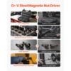 VEVOR Steckschlüsselsatz, 34-tlg., SAE- & Metrische Größen, Magnetische Steckschlüssel, mit AD-Einsteller, Bit-Verlängerung & Werkzeugkoffer, für Autoreparaturen, Heimwerkerarbeiten & DIY-Projekte – Bild 4