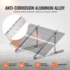 VEVOR Solarpanel-Halterungen 127 cm, 0-90° verstellbare Solarmodul-Halterungen für 100-550 W Solarmodule, Dach – Bild 5