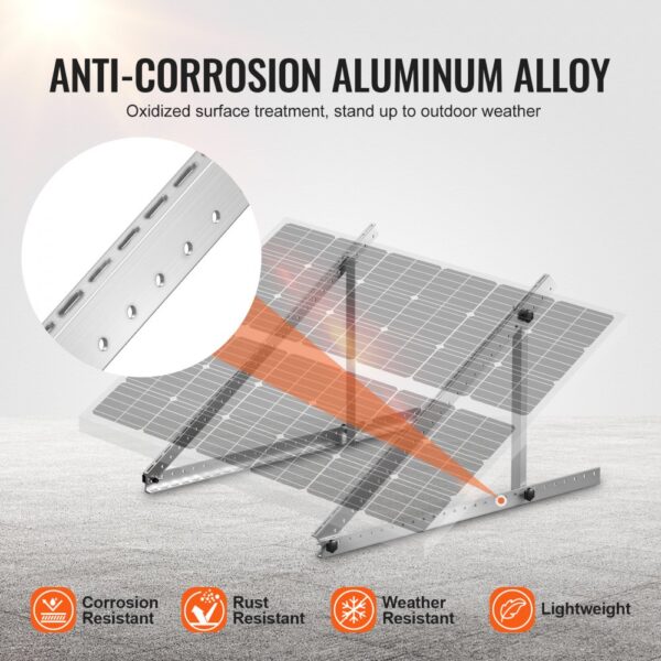 VEVOR 2er-Set Solarpanel-Halterungen 114 cm, Boot – Bild 5 VEVOR 2er-Set Solarpanel-Halterungen 114 cm, Boot – Bild 5