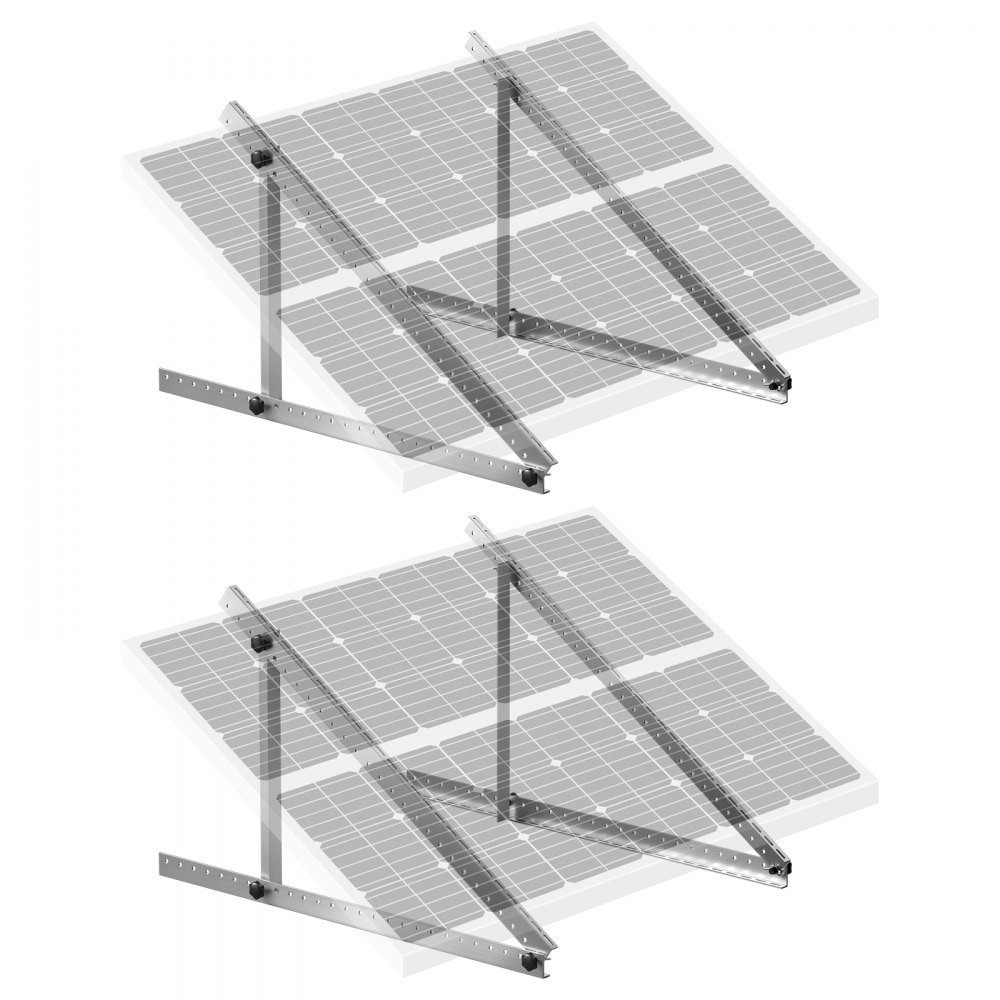 VEVOR 2er-Set Solarpanel-Halterungen 114 cm, Boot