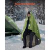 VEVOR Campingdecke 2,08 x 1,4 m, große warme Stadiondecke, wasser- und winddicht, 330 g/m² Polyestervlies, flammhemmend, ideal für draußen, Picknicks, Wandern, Sportveranstaltungen, Reisen, zweifarbig – Bild 2