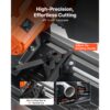 VEVOR Metalltrennsäge Kappsäge 355mm Trennscheibe 3500W Motor Gehrungssäge, zum Schneiden von Metall, Einstellbarer Winkel von -45° bis 45°, Drehzahl von 750 bis 1200 U/min, mit Späneauffangbehälter – Bild 4 VEVOR Metalltrennsäge Kappsäge 355mm Trennscheibe 3500W Motor Gehrungssäge, zum Schneiden von Metall, Einstellbarer Winkel von -45° bis 45°, Drehzahl von 750 bis 1200 U/min, mit Späneauffangbehälter – Bild 4