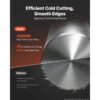 VEVOR Metalltrennsäge Kappsäge 406,4mm Trennscheibe 3kW Motor Gehrungssäge, zum Schneiden von Metall, Einstellbarer Winkel von -45° bis 45°, Trockenschneiden, mit Verstärktem Klingenschutz & Skala – Bild 2