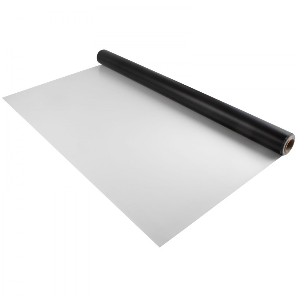 VEVOR Tanzfläche, 2,0 x 7 m Tanzflächerolle, 0,15 cm dicker PVC-Vinyl-Tanzboden, schwarz/weißer wendbarer tragbarer Tanzboden, rutschfester Tanzboden, Ballett-Tanzfläche für Jazz, Pop, lyrischen Stil