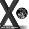 VEVOR Tischbeine Tischgestell Metall 720x790mm Edelstahl Tischkufen Schwarz einfache Montage Tischbeine Metall schwarz – Bild 2 VEVOR Tischbeine Tischgestell Metall 720x790mm Edelstahl Tischkufen Schwarz einfache Montage Tischbeine Metall schwarz – Bild 2