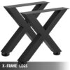 VEVOR Tischbeine Tischgestell Metall 720x790mm Edelstahl Tischkufen Schwarz einfache Montage Tischbeine Metall schwarz – Bild 4 VEVOR Tischbeine Tischgestell Metall 720x790mm Edelstahl Tischkufen Schwarz einfache Montage Tischbeine Metall schwarz – Bild 4
