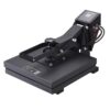 VEVOR Transferpresse 38x38 cm Textilpresse Wärmepresse Shirtpresse 1200 W, Zeit- & Temperaturregelung, Schwarz