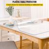 VEVOR PVC Tischabdeckung 101,6 x 182,8 cm, 1,5 mm Dicker Transparenter Tischschutz, Rechteckige transparente Schreibtischunterlage, Wasserdicht Tischschutz PVC Folie für Büro-Kommode, Nachttisch – Bild 2 VEVOR PVC Tischabdeckung 101,6 x 182,8 cm, 1,5 mm Dicker Transparenter Tischschutz, Rechteckige transparente Schreibtischunterlage, Wasserdicht Tischschutz PVC Folie für Büro-Kommode, Nachttisch – Bild 2