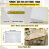 VEVOR PVC Tischabdeckung 101,6 x 182,8 cm, 1,5 mm Dicker Transparenter Tischschutz, Rechteckige transparente Schreibtischunterlage, Wasserdicht Tischschutz PVC Folie für Büro-Kommode, Nachttisch – Bild 5 VEVOR PVC Tischabdeckung 101,6 x 182,8 cm, 1,5 mm Dicker Transparenter Tischschutz, Rechteckige transparente Schreibtischunterlage, Wasserdicht Tischschutz PVC Folie für Büro-Kommode, Nachttisch – Bild 5