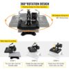 VEVOR Transferpresse 5 in 1 T-Shirt Druckmaschine 29 x 38 cm Transferpresse 1000W Textilpresse Druckmaschine mit 1,5 m Kabellänge für Übertragung von Mustern auf T-Shirts Kappen, Becher Schwarz – Bild 5