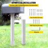 VEVOR Briefkastenpfosten, 109,5 cm hoher Briefkastenständer, pulverbeschichtetes Briefkastenpfosten-Set, Pfostenständer aus Q235-Stahl, oberflächenmontierter Pfosten für Gehweg- und Straßenrandkanten – Bild 4 VEVOR Briefkastenpfosten, 109,5 cm hoher Briefkastenständer, pulverbeschichtetes Briefkastenpfosten-Set, Pfostenständer aus Q235-Stahl, oberflächenmontierter Pfosten für Gehweg- und Straßenrandkanten – Bild 4