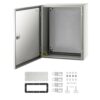VEVOR Schaltschrank NEMA-Industriegehäuse, 50 x 40 x 20 cm NEMA 4X-Stahl-Verteilerschrank, IP66 wasserdicht und staubdicht, elektrischer Anschlusskasten für den Außen-/Innenbereich, mit Montageplatte