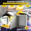 VEVOR Schaltschrank NEMA-Industriegehäuse, 50 x 40 x 20 cm NEMA 4X-Stahl-Verteilerschrank, IP66 wasserdicht und staubdicht, elektrischer Anschlusskasten für den Außen-/Innenbereich, mit Montageplatte – Bild 4
