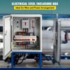 VEVOR Stahl-Elektrokasten, Elektrogehäuse, 25x20x15 cm, Kohlenstoffstahl, IP65 – Bild 2 VEVOR Stahl-Elektrokasten, Elektrogehäuse, 25x20x15 cm, Kohlenstoffstahl, IP65 – Bild 2