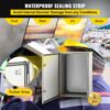 VEVOR NEMA-Stahlgehäuse, 60 x 40 x 25 cm, NEMA 4X-Stahl-Schaltkasten, IP66 wasser- und staubdicht, elektrischer Anschlusskasten für den Außen-/Innenbereich, mit Montageplatte – Bild 4
