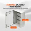 VEVOR Schaltschrank NEMA Stahlgehäuse, 600x400x230 mm, NEMA 4X Glasfaser-Elektrobox, IP66 wasser- & staubdicht, Elektroanschlussdose für den Innen- & Außenbereich, mit Montageplatte – Bild 5