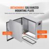 VEVOR Schaltschrank NEMA Edelstahlgehäuse, 300x300x200 mm, NEMA 4X Stahl-Elektroanschlussdose, IP66 wasser- und staubdicht, für den Innen- und Außenbereich, mit Montageplatte – Bild 5