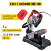 VEVOR Bandsäge 12,7 cm Schnittgröße, 1100 W 10 A Sägeband aus Stahl Eisensäge mit 127 mm Max Schnittkapazität (ohne Sockel), 137,8 - 472,4 Fuß pro Minute Geschwindigkeitsskala Metallbandsägemaschine – Bild 2 VEVOR Bandsäge 12,7 cm Schnittgröße, 1100 W 10 A Sägeband aus Stahl Eisensäge mit 127 mm Max Schnittkapazität (ohne Sockel), 137,8 - 472,4 Fuß pro Minute Geschwindigkeitsskala Metallbandsägemaschine – Bild 2