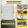 VEVOR J-Hakenkette, 38 x 15 cm Zaumzeug-Abschleppkette, G80 Zaumzeug-Transportkette, Kette aus legiertem Stahl mit 2 G70 J-Haken, 4200 kg Abschlepphaken für LKWs, J-Haken-Abschleppgurte 2 Stück – Bild 2