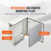 VEVOR Schaltschrank Elektrogehäuse, 600x600x200 mm, NEMA 4 Außengehäuse, IP66 wasser- & staubdicht, Kohlenstoffstahl, Klappanschlussdose für Innen- & Außenbereich, mit Regenschutzhaube – Bild 5