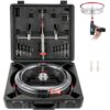 VEVOR Einstellbares Lochsägen-Set, 1-5/8 Zoll bis 11-13/16 Zoll (40-300mm), Einbau-Lochsäge mit PC-Staubschutz, Zwei austauschbare Zentrierbohrer, für Einbauleuchten, Deckenlautsprecher, V. Entlöcher