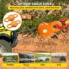 VEVOR Snatch Block, 11T/11,3 kg Arbeitslastbegrenzung, robuste Seilwinde Riemenscheibe für 14 mm synthetisches Seil oder weiche Bügel, Off-Road Recovery Zubehör für Traktor, LKW, ATV & UTV, 2 Packunge – Bild 2 VEVOR Snatch Block, 11T/11,3 kg Arbeitslastbegrenzung, robuste Seilwinde Riemenscheibe für 14 mm synthetisches Seil oder weiche Bügel, Off-Road Recovery Zubehör für Traktor, LKW, ATV & UTV, 2 Packunge – Bild 2