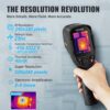 VEVOR Handheld Wärmebildkamera 240x180 IR-Auflösung Infrarotkamera Thermometer 40mK Thermografie Kamera -20-550°C Thermokamera Identifizierung von Wilden Tiere Elektrisch Hotspots Fehlenden Isolierung – Bild 3