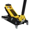 VEVOR Rangierwagenheber 1,5 t hydraulischer Wagenheber mit Doppelkolben-Schnellhubpumpe, 80-365 mm Autoheber aus Aluminium & Stahl, 99 mm Tablettdurchmesser Wagenheber für Geländewagen & Werkstatt