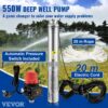 VEVOR 76 mm Tiefbrunnenpumpe 550 W Brunnenpumpe max. Durchfluss 50 L/min Tauchpumpe max. Förderhöhe 89 m Tauchwasserpumpe sandbeständig < 5% max. Drehzahl – Bild 2 VEVOR 76 mm Tiefbrunnenpumpe 550 W Brunnenpumpe max. Durchfluss 50 L/min Tauchpumpe max. Förderhöhe 89 m Tauchwasserpumpe sandbeständig < 5% max. Drehzahl – Bild 2