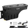 VEVOR LKW-Ladefläche Staufach, abschließbarer Deckel, wasserdicht ABS Radkasten Werkzeugkasten 25 L, kompatibel mit Chevrolet Silverado 1500 GMC Sierra 1500 2019-2021, Fahrerseite, Schwarz
