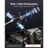 VEVOR Endoskopkamera mit Licht Dreifach Linsen Industrie Endoskop 4,5" IPS Bildschirm Inspektionskamera 1920x1080 Wasserdichtes Rohrkamera Inspektion von Automotoren Abwasserkanälen HVAC-Kanälen – Bild 3