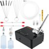 VEVOR Dual Action Airbrush Set mit Lackierpistole, 30 psi ± 15 % Luftkompressor 230 V Airbrushpistole Set für Make-up, Maniküre, Tätowierung, Malerei-Design, Kunsthandwerk, Lebensmitteldekoration VEVOR Dual Action Airbrush Set mit Lackierpistole, 30 psi ± 15 % Luftkompressor 230 V Airbrushpistole Set für Make-up, Maniküre, Tätowierung, Malerei-Design, Kunsthandwerk, Lebensmitteldekoration