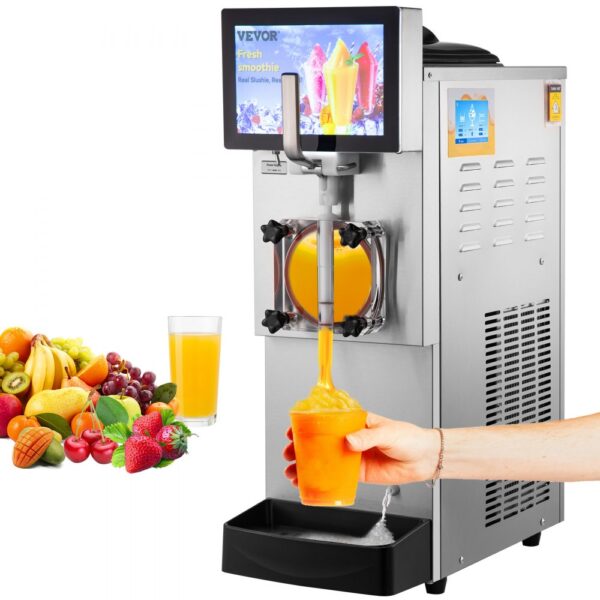 VEVOR 8 L Kommerzielle Slusheis Maschine, Slushgerät mit 17~23 L/Std. Slush Slushy Maschine, 1200 W Slush Maker Maschine 54 kg Slush Eismaschine Edelstahl Slushy Maschine 635 × 290 × 860 mm VEVOR 8 L Kommerzielle Slusheis Maschine, Slushgerät mit 17~23 L/Std. Slush Slushy Maschine, 1200 W Slush Maker Maschine 54 kg Slush Eismaschine Edelstahl Slushy Maschine 635 × 290 × 860 mm