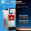 VEVOR 8 L Kommerzielle Slusheis Maschine, Slushgerät mit 17~23 L/Std. Slush Slushy Maschine, 1200 W Slush Maker Maschine 54 kg Slush Eismaschine Edelstahl Slushy Maschine 635 × 290 × 860 mm – Bild 3 VEVOR 8 L Kommerzielle Slusheis Maschine, Slushgerät mit 17~23 L/Std. Slush Slushy Maschine, 1200 W Slush Maker Maschine 54 kg Slush Eismaschine Edelstahl Slushy Maschine 635 × 290 × 860 mm – Bild 3