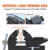 VEVOR 11,5cm Schraubstock 240° Drehbar Sphäroguss Werkbankschraubstock 1,5-4,5cm Rohrspanndurchmesser Schraubstock 8,5 cm Backenöffnung Parallelschraubstock Ideal zum Schärfen Schleifen Schneiden usw. – Bild 3