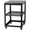 VEVOR Maschinenständer Dickenhobel 70,3×60,3×90cm Untergestell Dickenhobelmaschine Stahl & MDF Max. Belastbarkeit 45kg Maschinentisch höhenverstellbar Kompitable mit meisten Hobelmaschinen Sägen