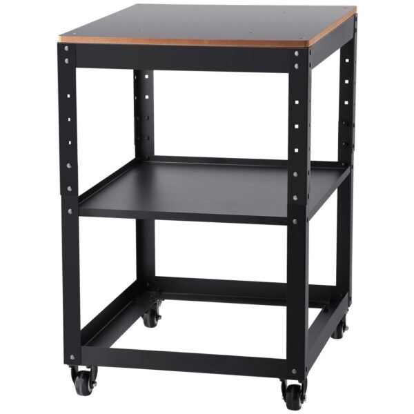 VEVOR Maschinenständer Dickenhobel 70,3×60,3×90cm Untergestell Dickenhobelmaschine Stahl & MDF Max. Belastbarkeit 45kg Maschinentisch höhenverstellbar Kompitable mit meisten Hobelmaschinen Sägen