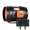 VEVOR Inline Kanalventilator, 8 Zoll 807 CFM mit Temperatur-Feuchtigkeitsregler, leiser EC-Motor Belüftung Abluftventilator für Kühlung Booster, Wachstumszelte, Hydrokultur VEVOR Inline Kanalventilator, 8 Zoll 807 CFM mit Temperatur-Feuchtigkeitsregler, leiser EC-Motor Belüftung Abluftventilator für Kühlung Booster, Wachstumszelte, Hydrokultur