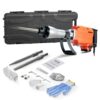 VEVOR Hochleistungs-Betonbrecher Abbruchhammer 2200 W, 1-1/8 Zoll / 28,6 mm Elektroabbruchhammer, Bohrhammer Betonhammer Stemmhammer 1400 BPM, inkl. Spitzmeißel, Flachmeißel, für Schiefer, Beton usw.