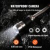 VEVOR Profi 7" 480p-Rohrkamera 30m Kanalkamera Endoskop 1000TVL Inspektionskamera 130° Betrachtungswinkel 25mm Kameradurchmesser 4500 mAh-Akku für 6 Stunden Endoskopkamera Rohr DVR-&Fotoaufnahme – Bild 4