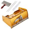 VEVOR Drywall Flat Box Finishing Mud Box 25,4 cm Wall Compound Putty 2 Bonus Blades