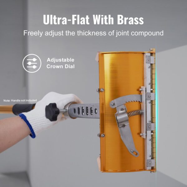 VEVOR Drywall Flat Box Finishing Mud Box 25,4 cm Wall Compound Putty 2 Bonus Blades – Bild 3